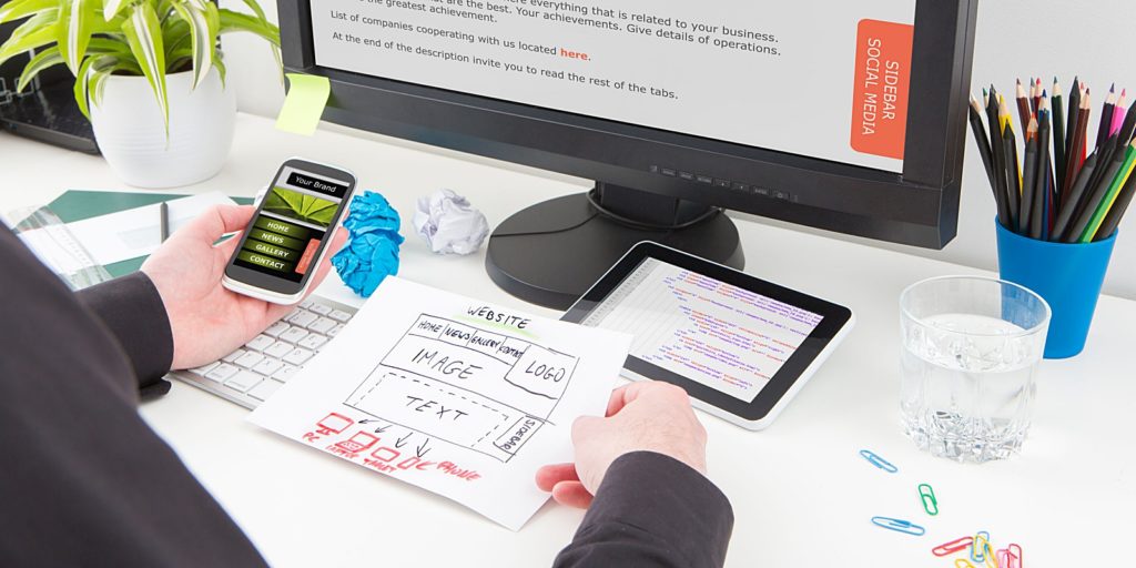 a new responsive website for a client that focuses solely on improving website design and functionality