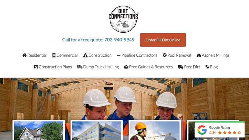 Dirt Connections Desktop Screenshot portfolio item