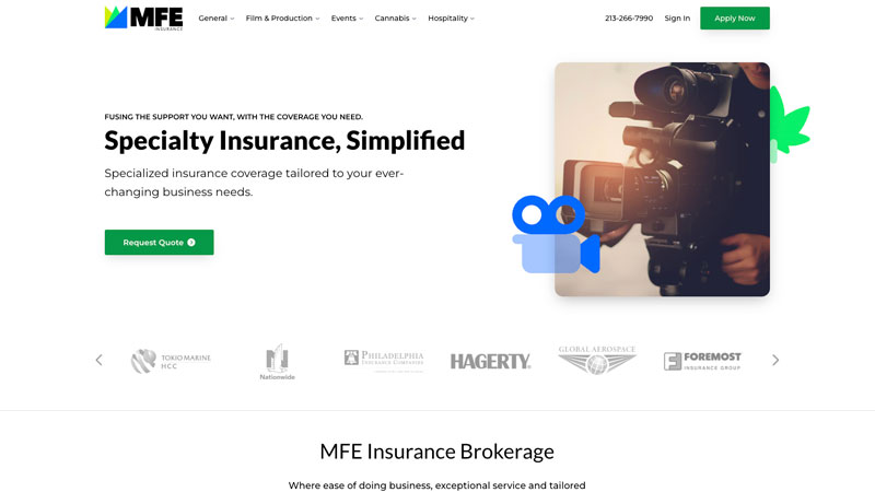 MFEInsurance Homepage Desktop portfolio item