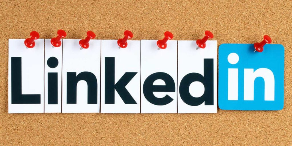 a picture of the Linkedin logo that can be implemented with any good law firm social media marketing strategy