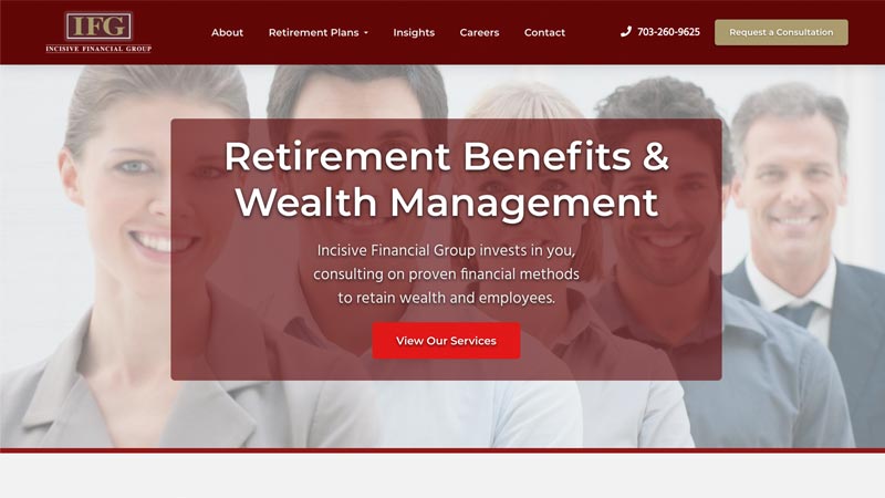 Incisive Financial Group Desktop Screenshot portfolio item