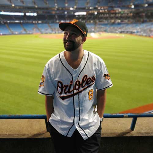 Elijah at the Rogers Centre in Toronto, Canada
