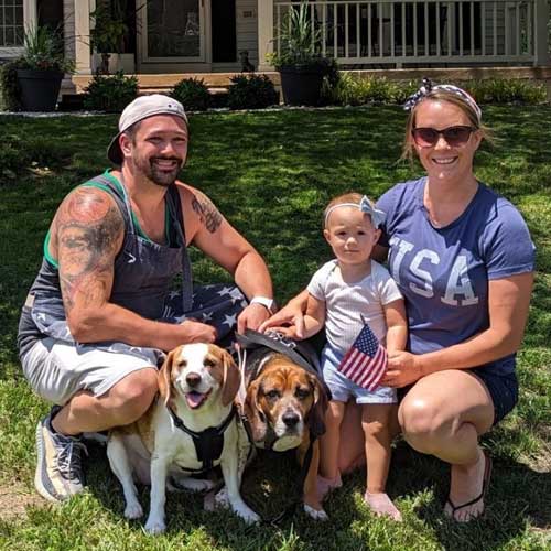 Millard family on 4th of July