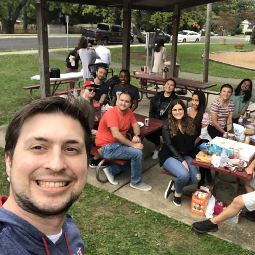 Jonathan at 321 party