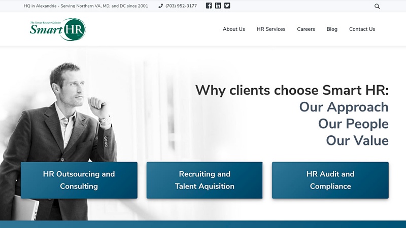 Smart HR desktop portfolio item