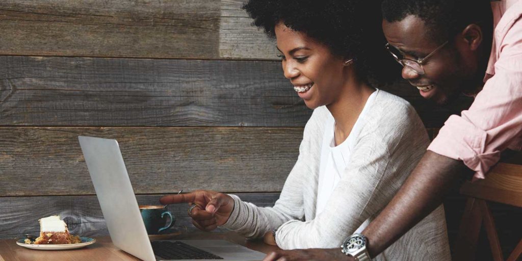 business professionals performing off page seo