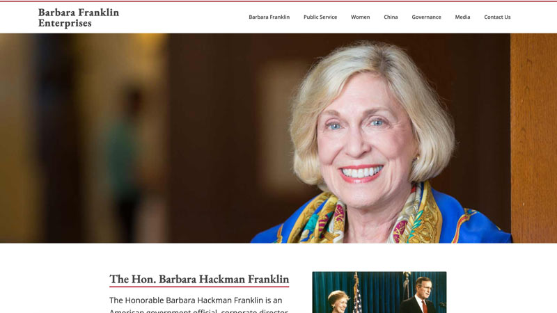 barbara-franklin desktop view portfolio item