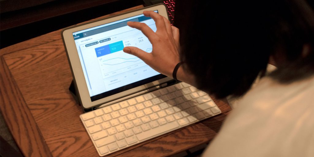 a business owner learning how to use Google Search Console