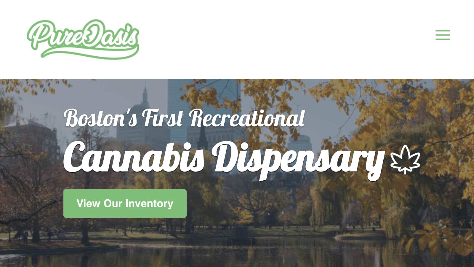 Pure Oasis desktop portfolio item