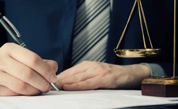 Attorney performing content marketing for law firms