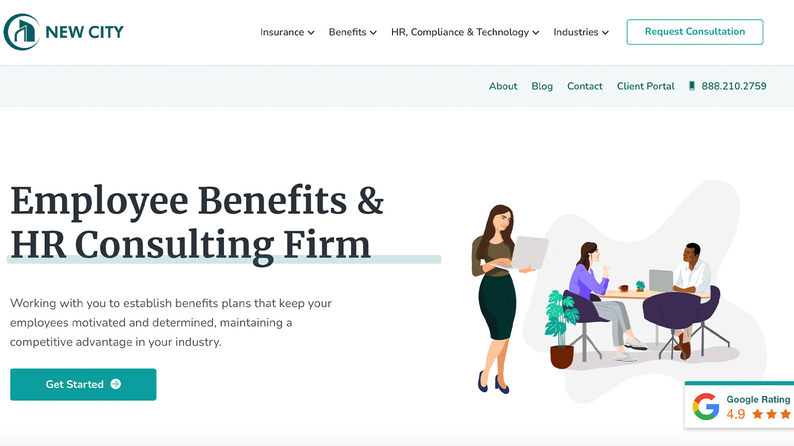 new city home page portfolio item