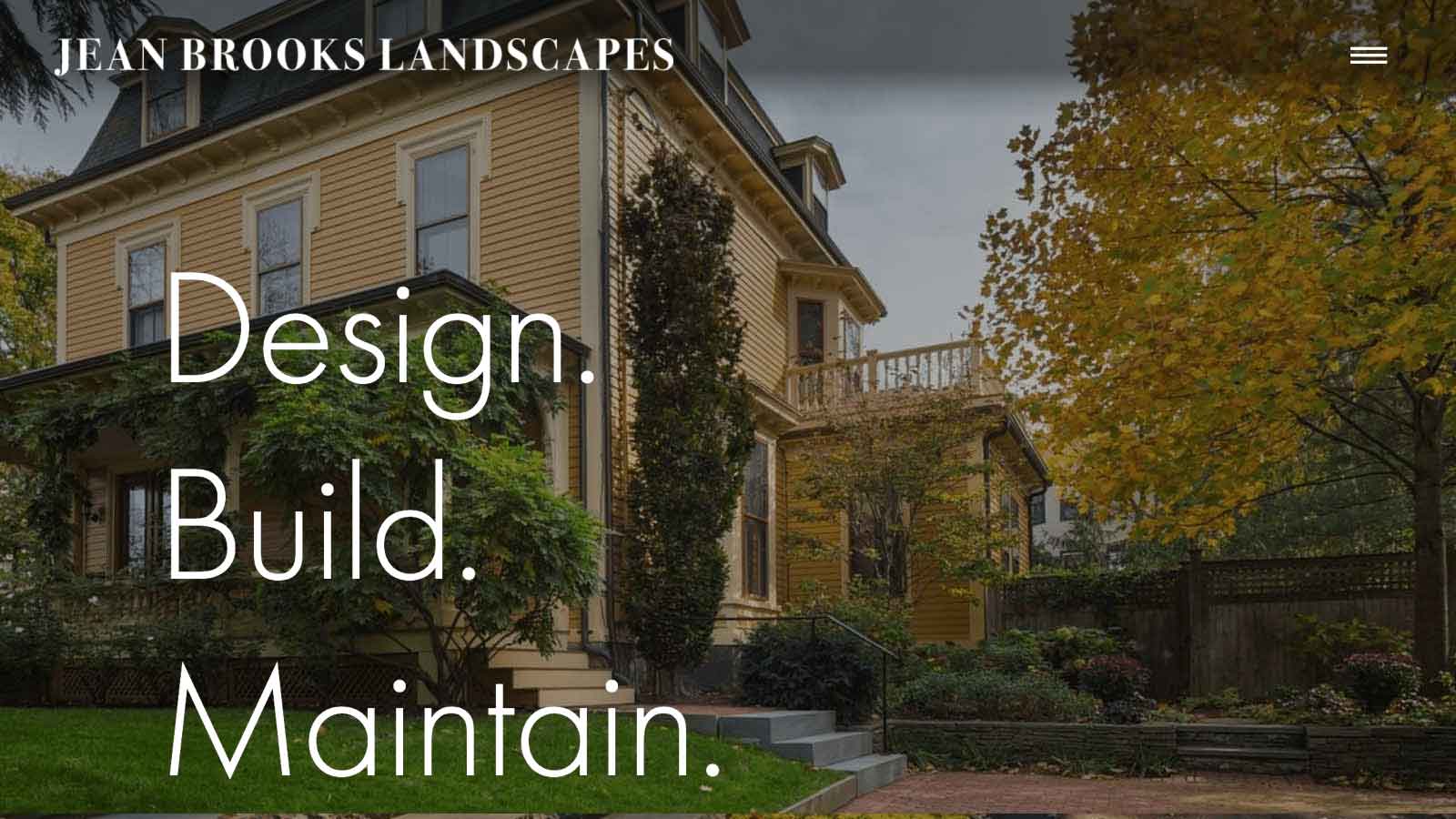 Jean Brooks Landscapes desktop portfolio item