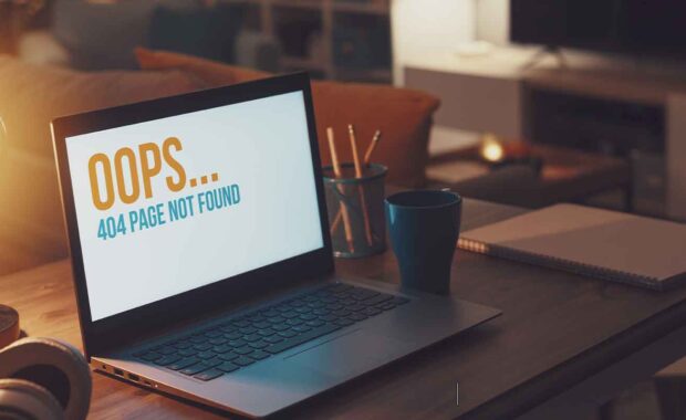 page not found on computer