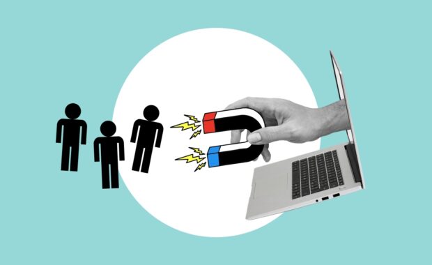 Insurance Lead Generation collage concept