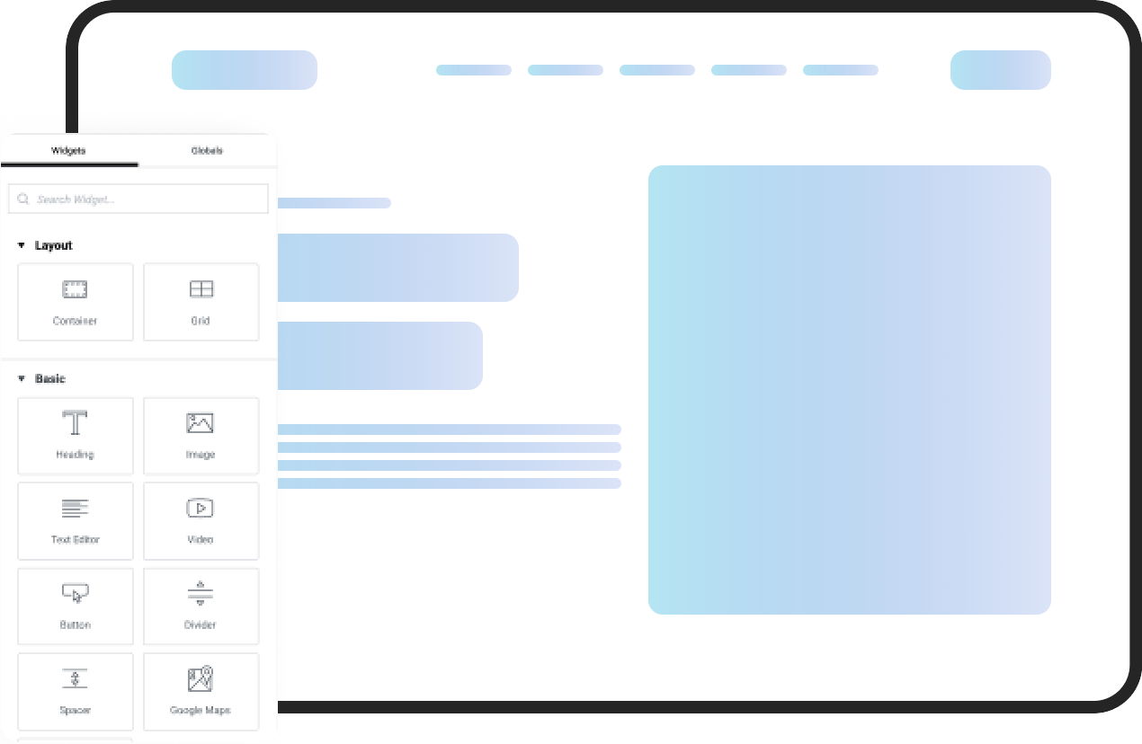 a graphic representing responsive website design