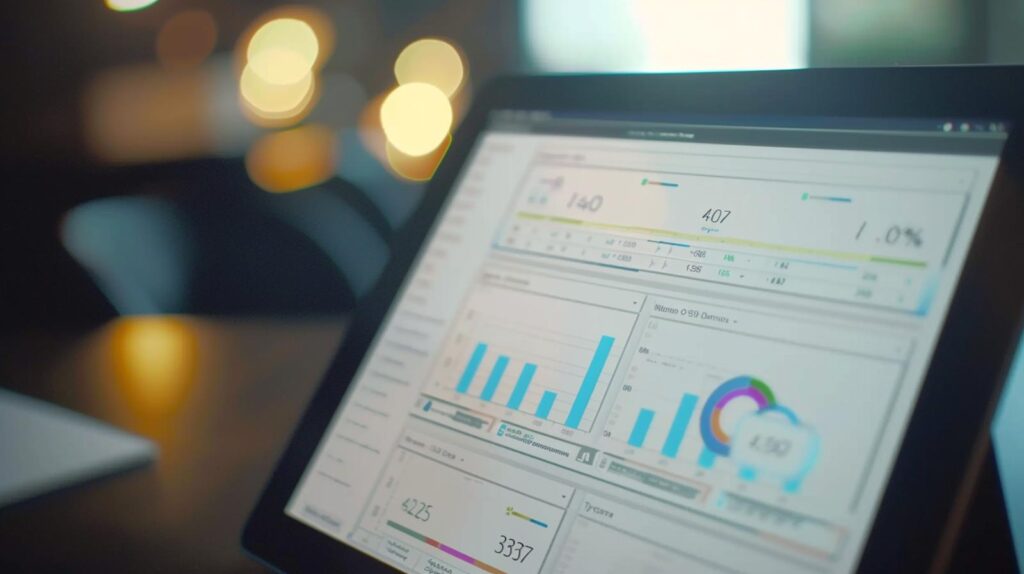 Computer Screen Showing Google Ads Campaign Cost Per Click