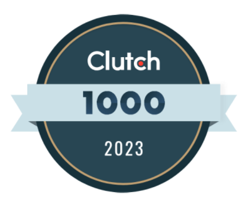 Clutch Top 1000 2023 Award