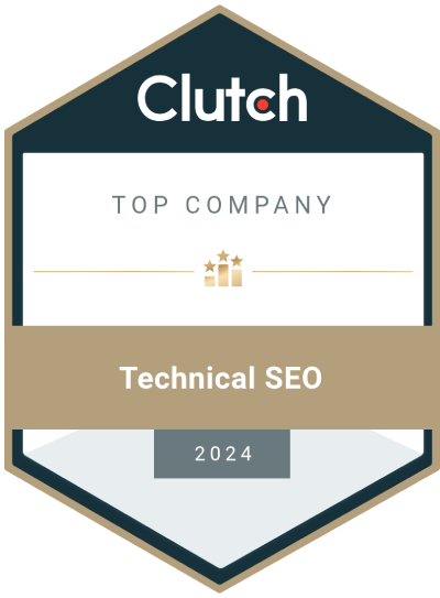 Clutch Top Technical SEO Company 2024 Award