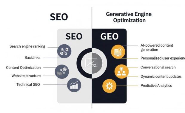 SEO or GEO Infographic