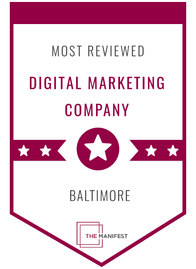 The Manifest Most Reviewed Digital Marketing Company Baltimore 2024 Award