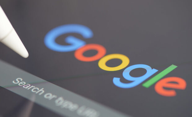 search in google panel on ipad