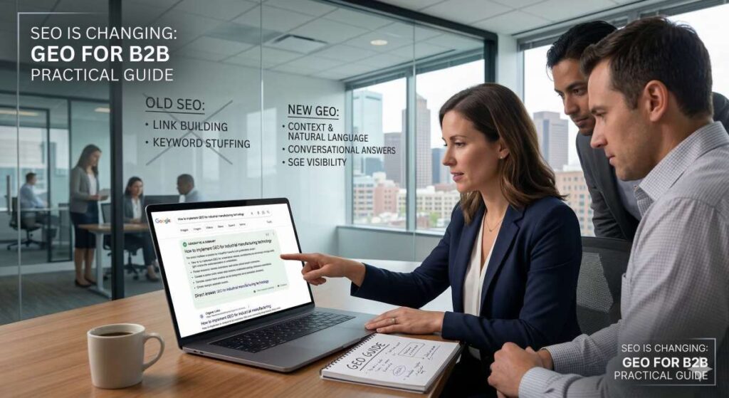 SEO Is Changing: A Practical Guide to GEO for B2B Companies